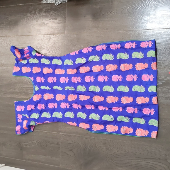 Blue, Green, Orange and Pink Punjabi Suit - Picture 5 of 9